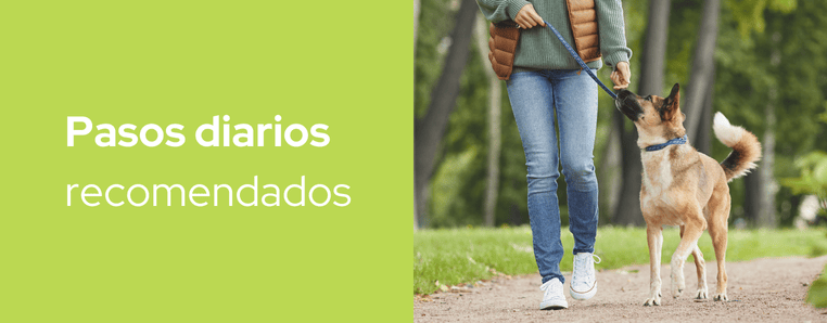 Pasos diarios recomendados