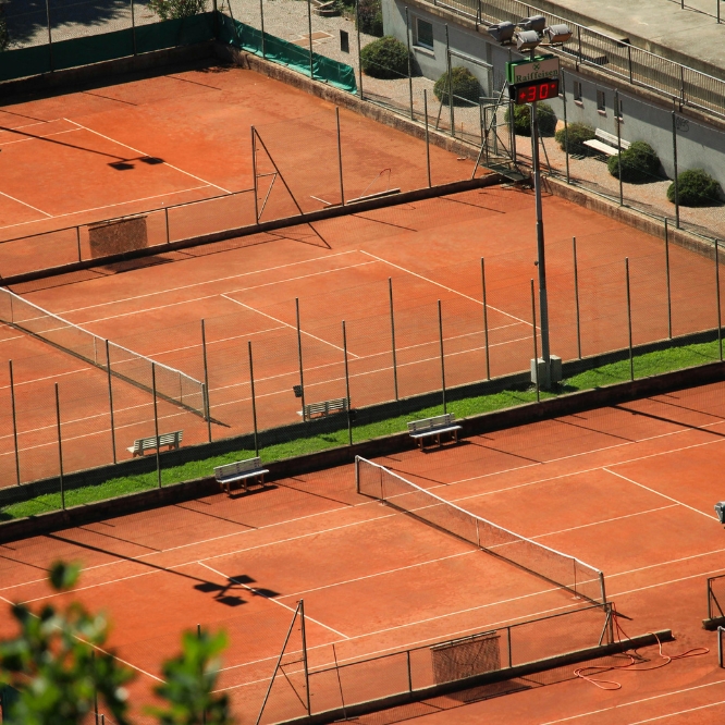 Pista de tenis tierra batida
